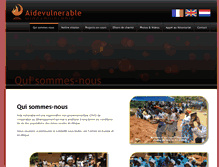 Tablet Screenshot of aidevulnerable.com